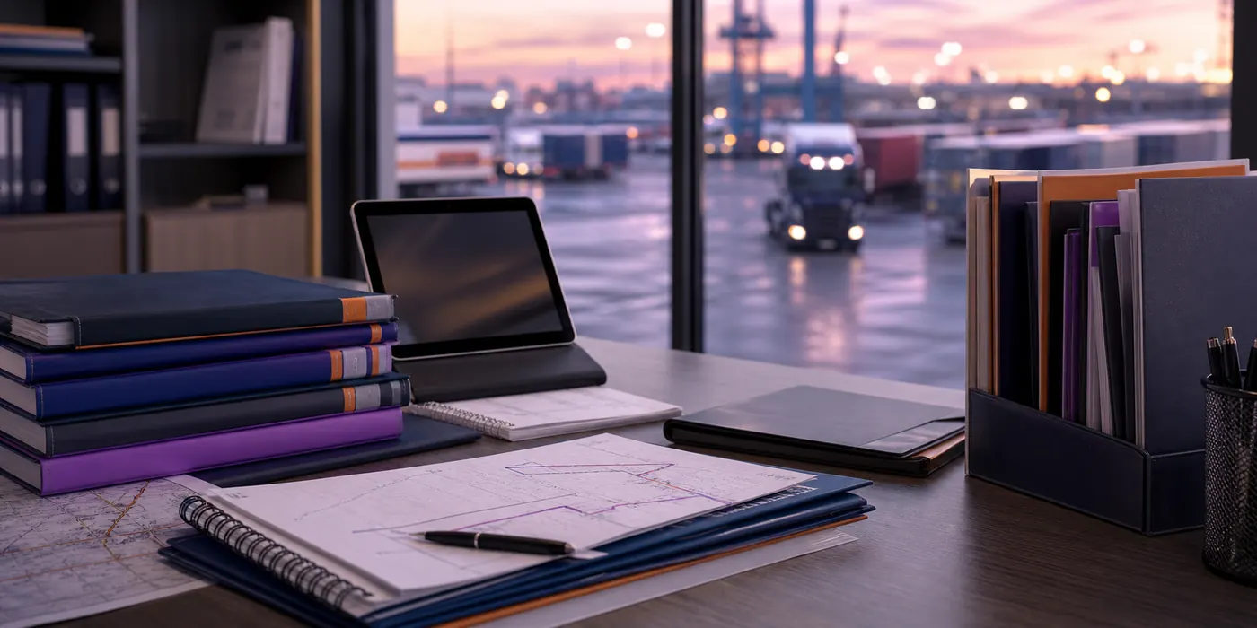 Carrier operations resource library and route materials
